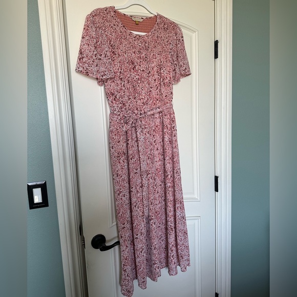 Pink Midi Dress - Picture 1 of 4